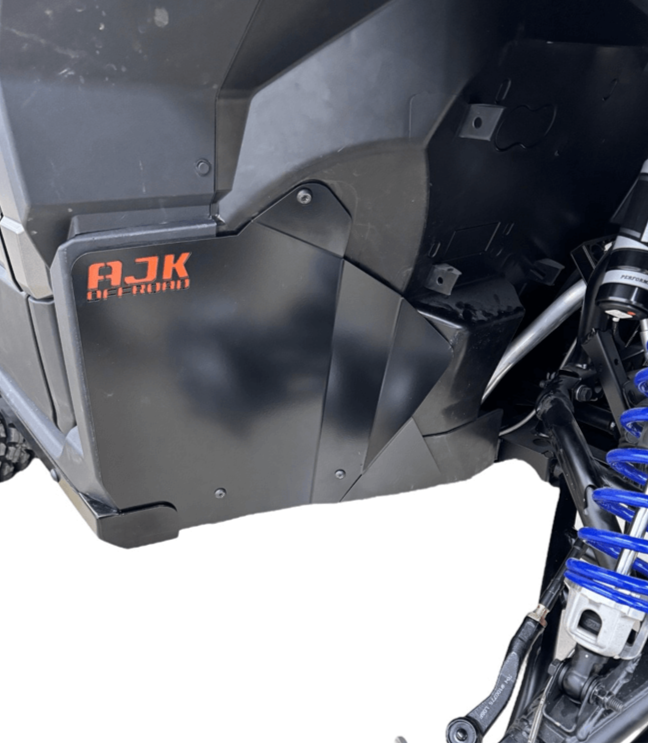 Polaris Xpedition Inner Fender Guards by AJK Offroad Mid Close Up Installed