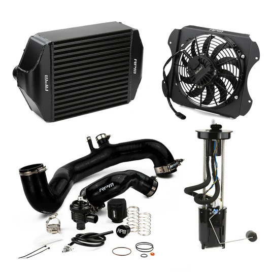 RPM 2020-2026 Can-Am X3 120HP to 190+HP Big Core Intercooler Upgrade Kit + Fan, Silicone, & BOV