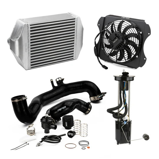 RPM 2020-2026 Can-Am X3 120HP to 190+HP Big Core Intercooler Upgrade Kit + Fan, Silicone, & BOV