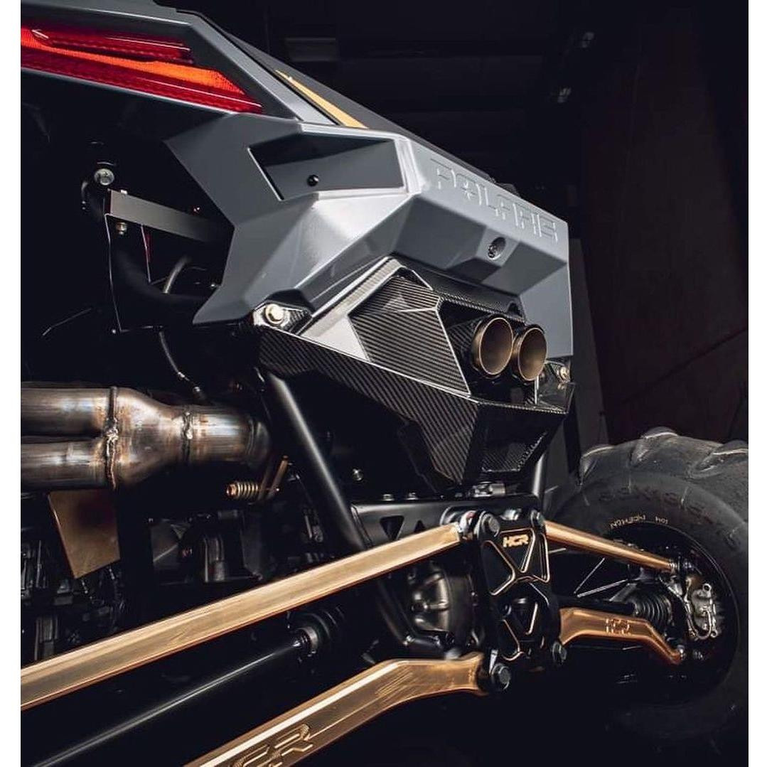 Polaris RZR Pro R Carbon Fiber Exhaust Surround | FourWerx