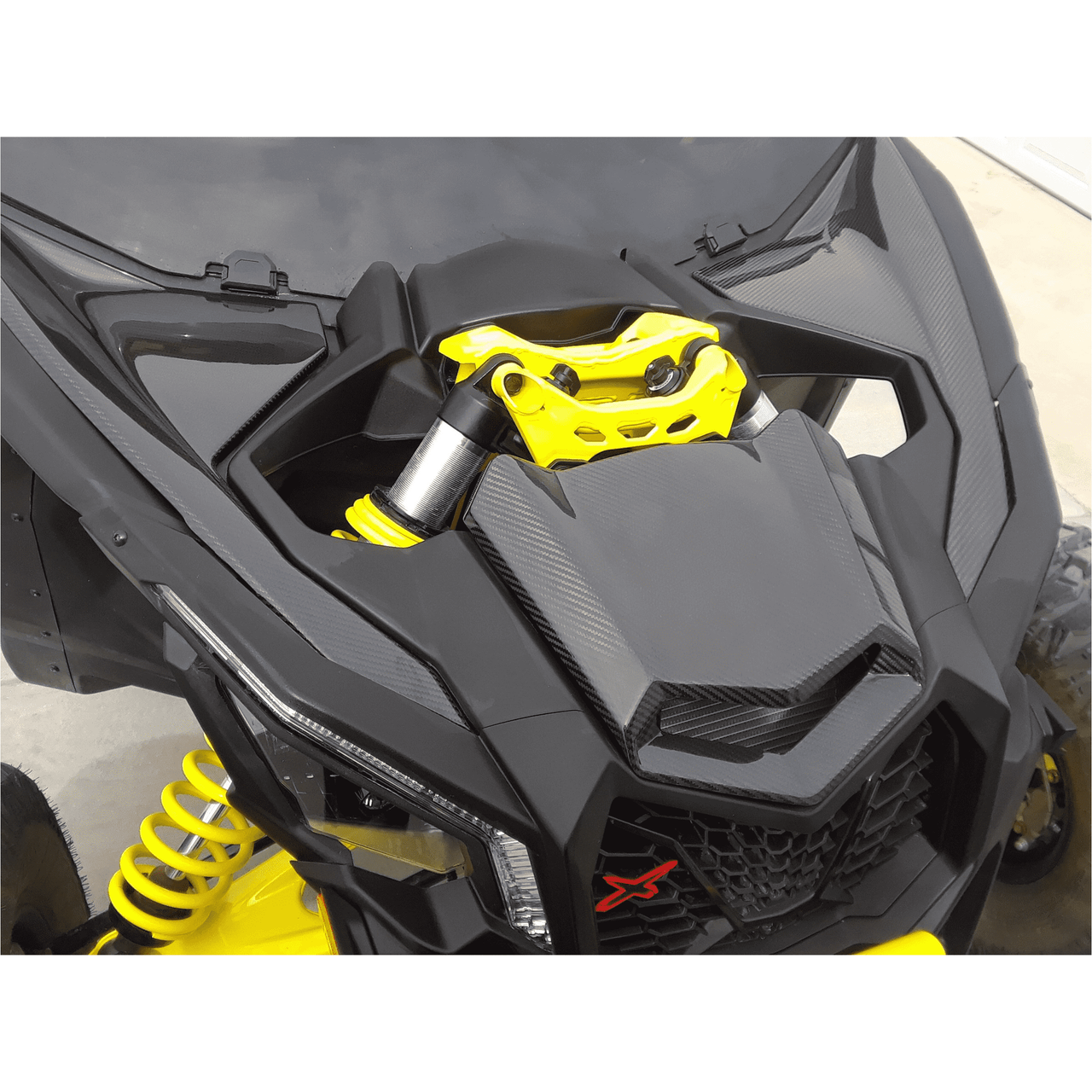 Can Am X3 Carbon Fiber Inner Hood Panel Set | FourWerx