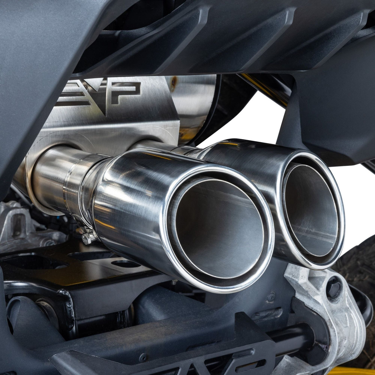 Can Am Maverick R Dynamic Twin Exit Muffler | Evolution Powersports