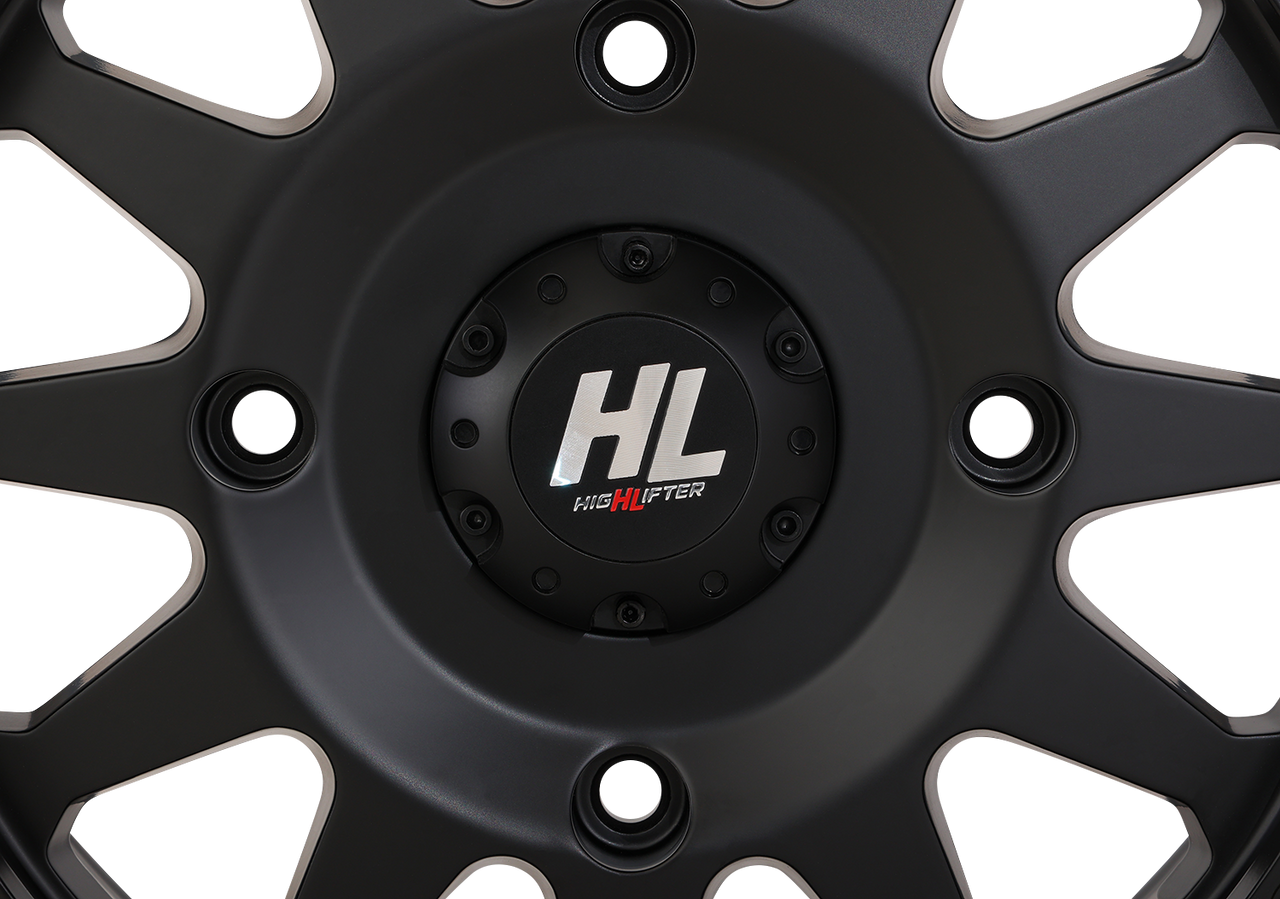 HIGH LIFTER Wheel - HLA1 Beadlock - Front/Rear - Matte Black - 15x7 - 5/4.5 - 5+2 (+40 mm) 15HLA1-1445