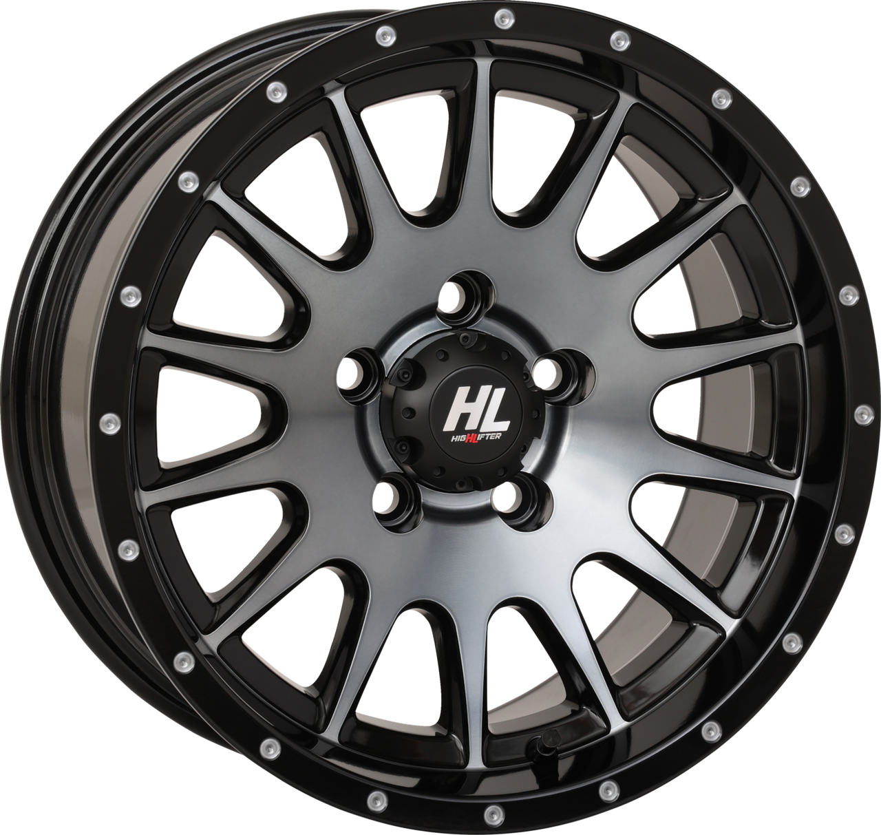 HIGH LIFTER Wheel - HL25 - Front/Rear - Dark Tint Gray - 15x7 - 5/4.5 - 4+3 (+10 mm) 15HL25-1655