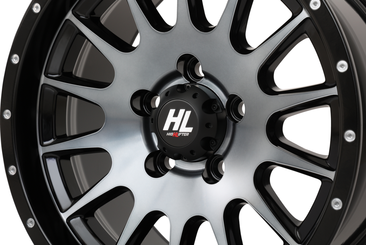 HIGH LIFTER Wheel - HL25 - Front/Rear - Dark Tint Gray - 15x7 - 4/137 - 4+3 (+10 mm) 15HL25-1637