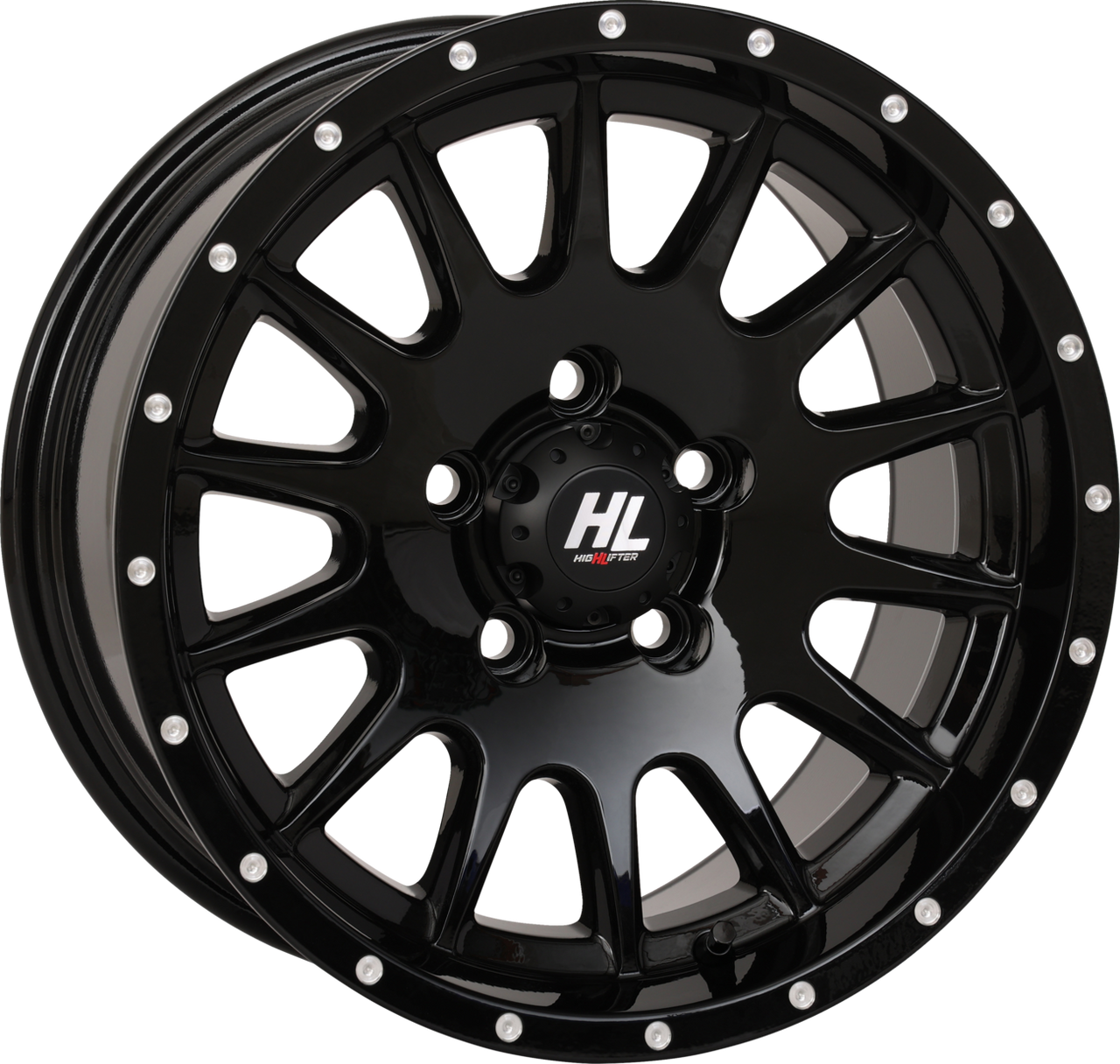 HIGH LIFTER Wheel - HL25 - Front/Rear - Black - 15x7 - 5/4.5 - 4+3 (+10 mm) 15HL25-1255