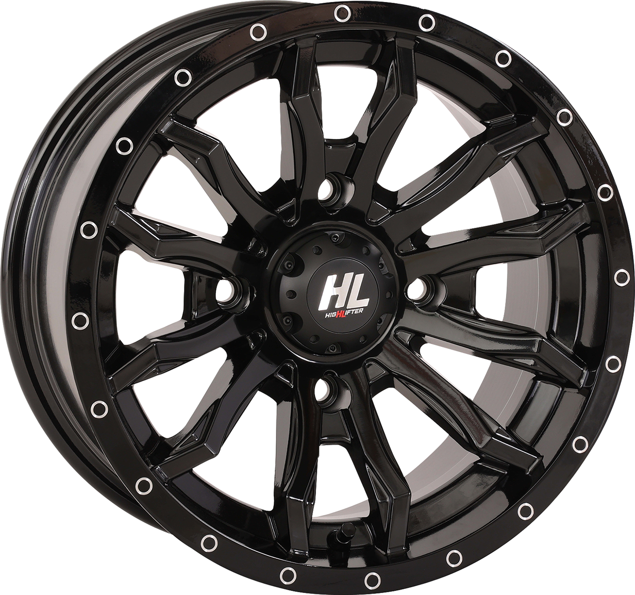HIGH LIFTER Wheel - HL21 - Front/Rear - Gloss Black - 14x7 - 4/156 - 4+3 (+10 mm) 14HL21-1256