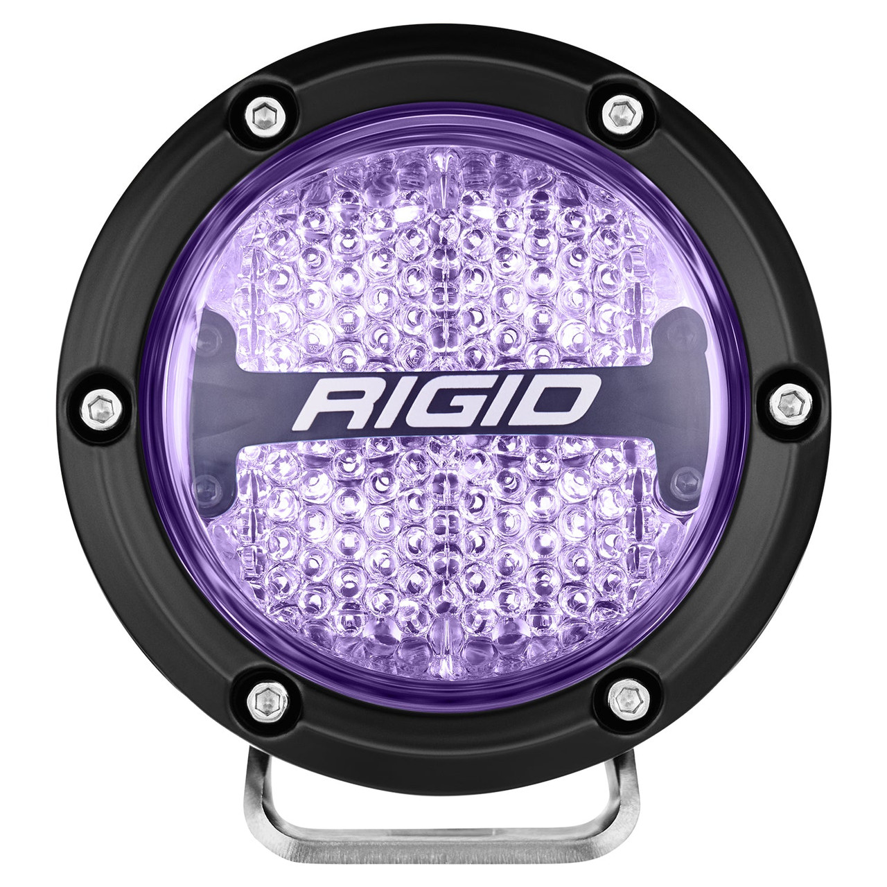 RIGID 36400 360 Series 4-inch Diffused RGB/2 RGBW LED Light Cover for Jeep Wrangler, Ford F-150, Chevrolet Silverado