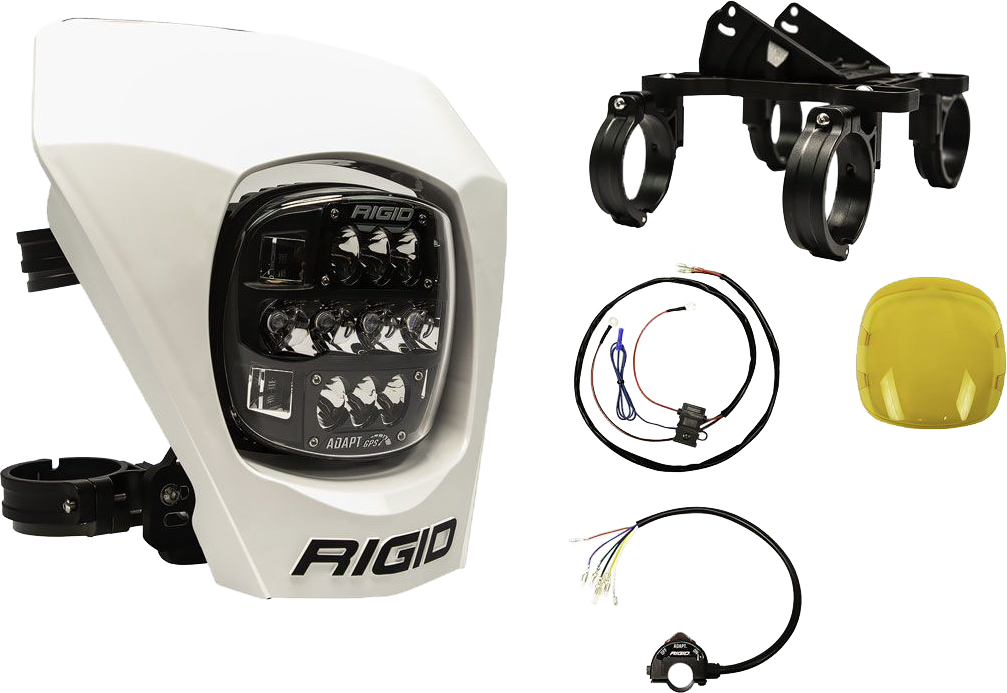 RIGID Adapt Xe Extreme LED Enduro Motorcycle Light Kit - Fits Most Off-Road Motorcycles