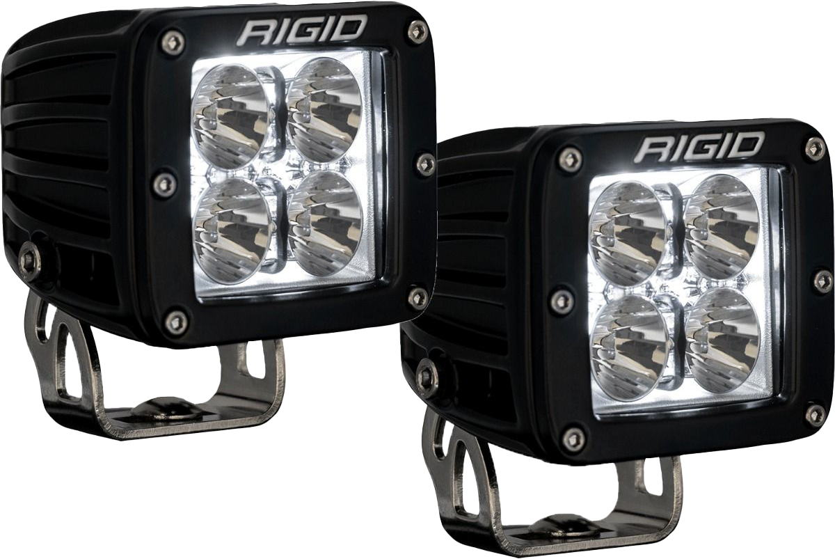 RIGID Radiance+ RGBW Pod Series - Compact Cube LED Lights for Off-Road Vehicles and Trucks