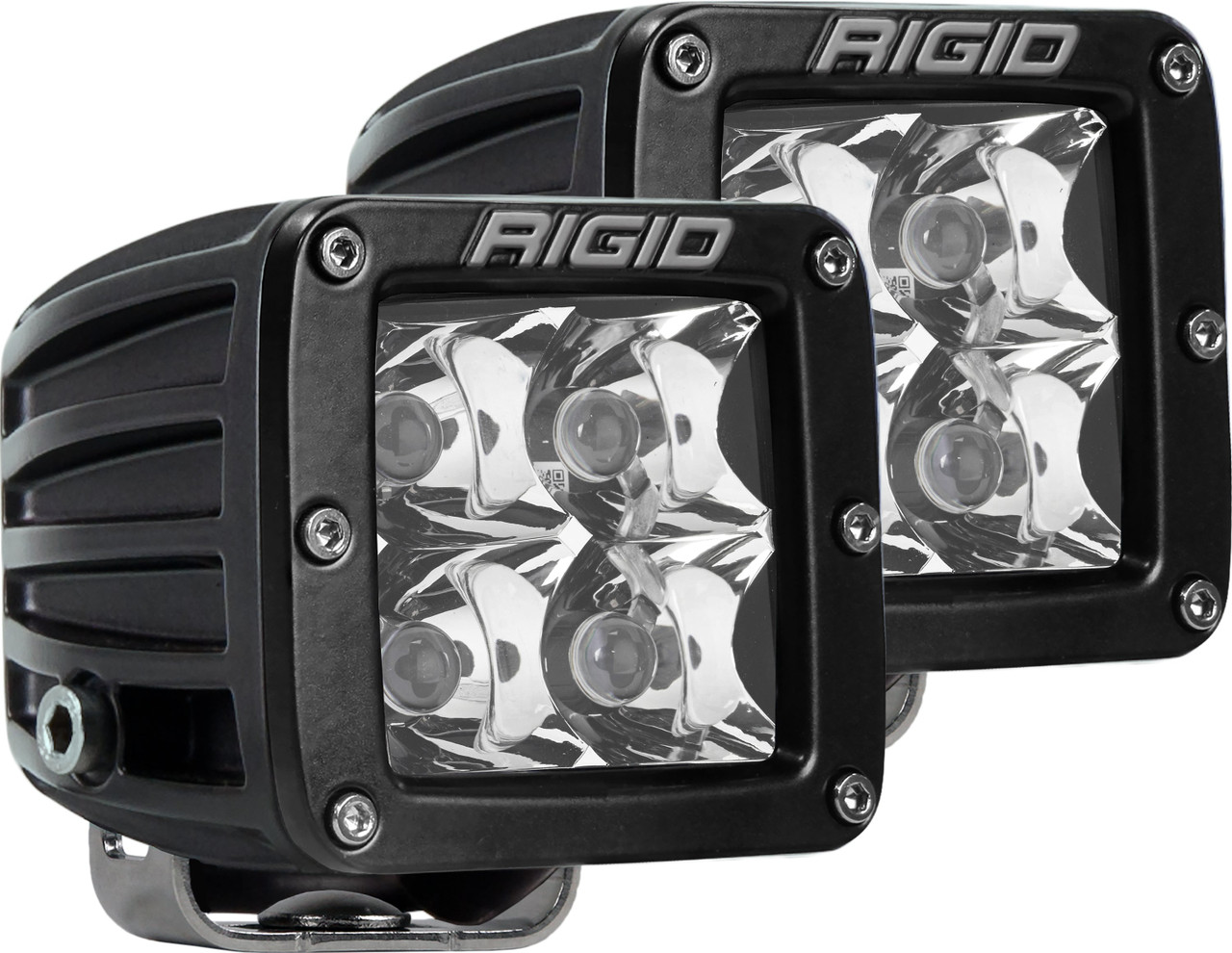 RIGID D Series Pro Spot Standard Mount Light Pair for 2010-2023 Ford F-150, Chevy Silverado, Ram 1500, Toyota Tundra, and More