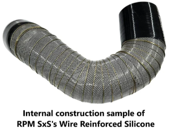 RPM Can-Am Maverick R Intake Tube - Airbox To Turbo - 5Ply Wire Reinforced