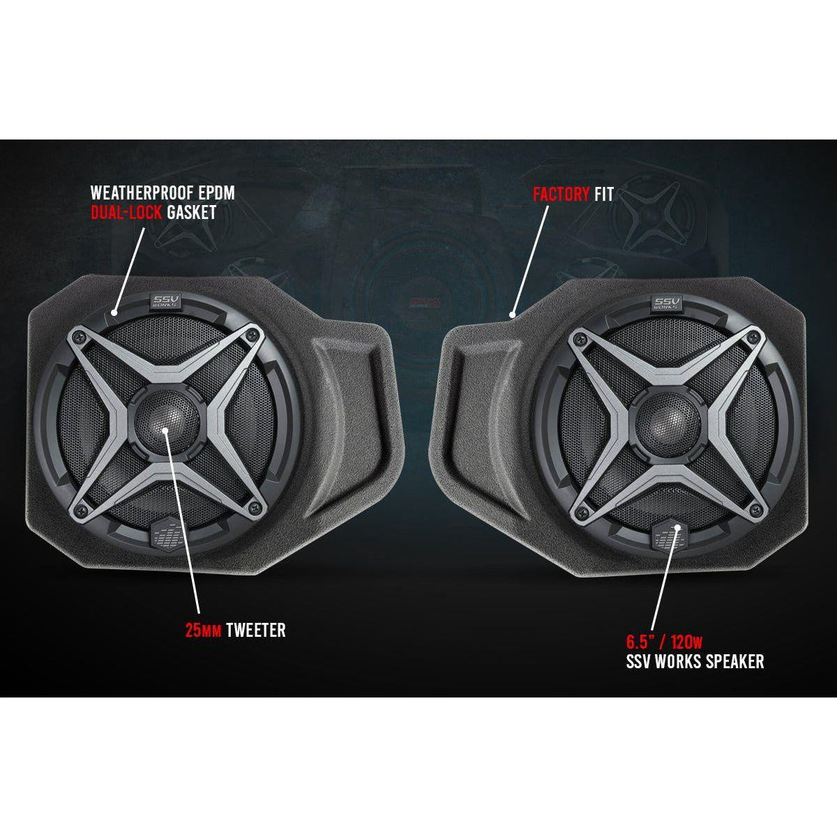 Polaris Ranger XP 1000 Ride Command 5-Speaker Audio System