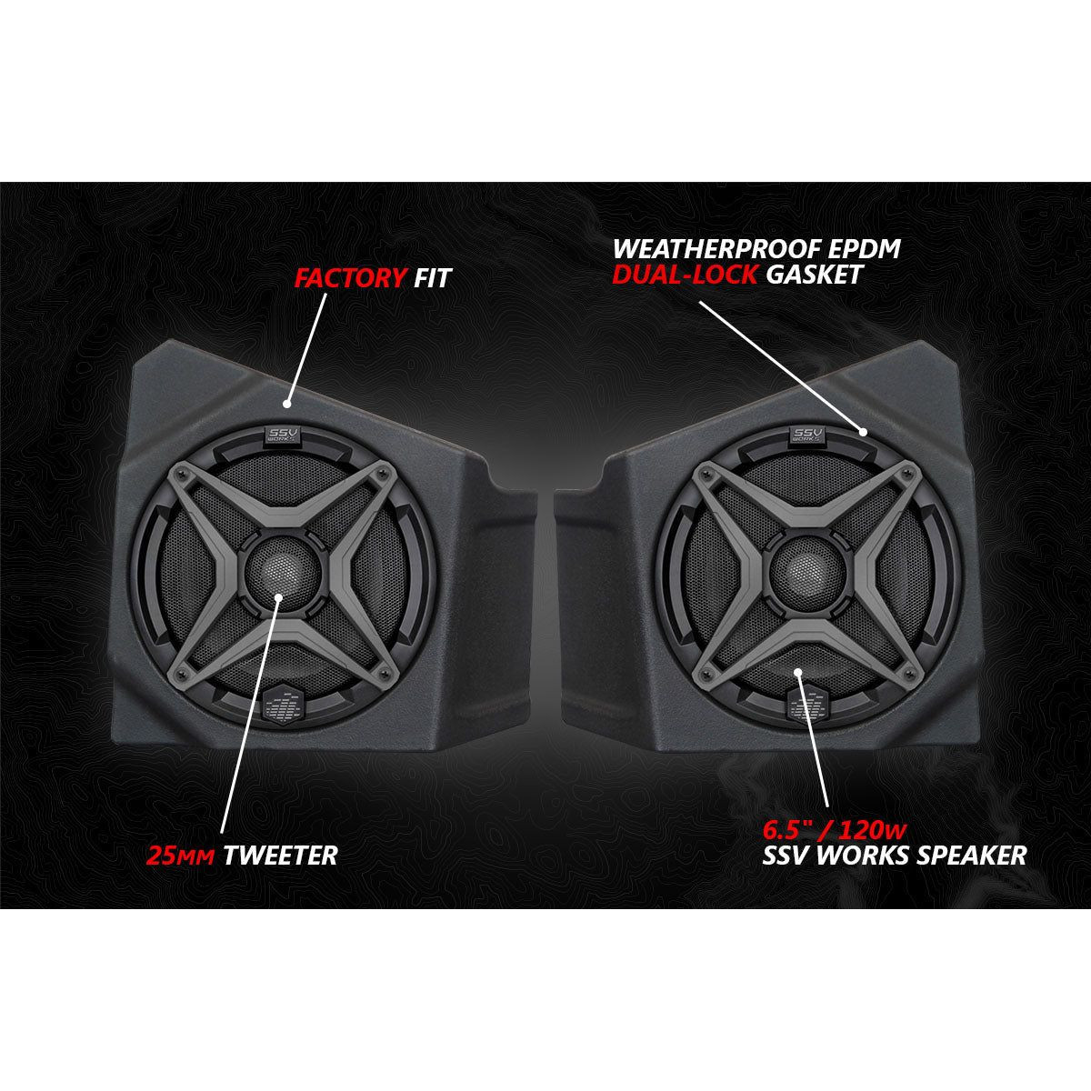 Kawasaki KRX A-Spec 3 Speaker Audio-Kit with JVC | SSV Works