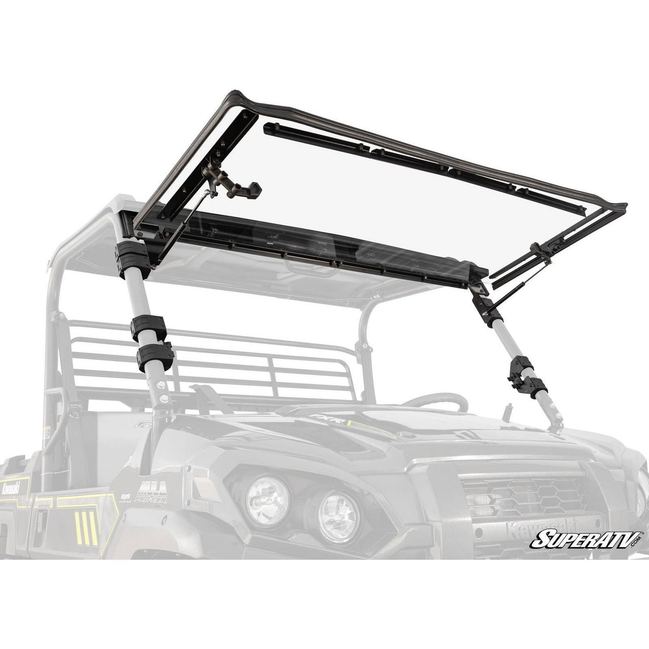 Kawasaki Mule Pro Scratch Resistant Flip Windshield | SuperATV