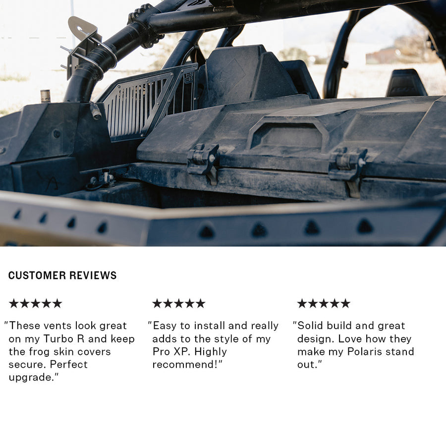 Polaris Pro XP and Turbo R Clutch and Intake Vents