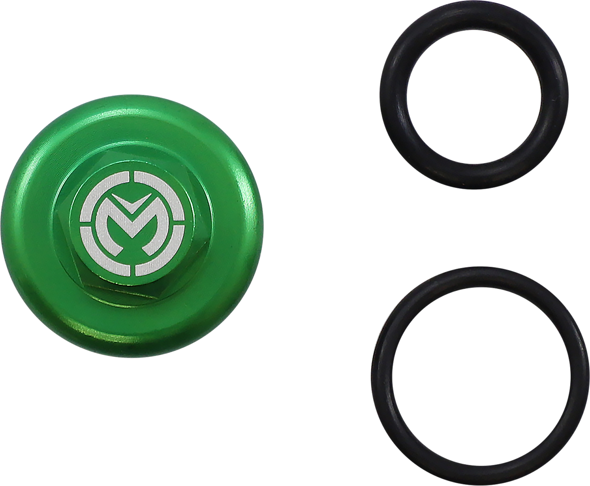 MOOSE OFFROAD Oil Cap - Green - Kawasaki T14-6303GN