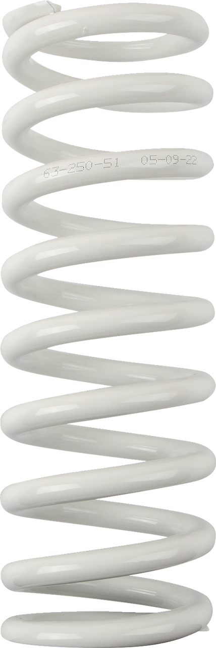 MOOSE OFFROAD Shock Spring - 63 mm OD - 51 n/mm - White 1312-1034