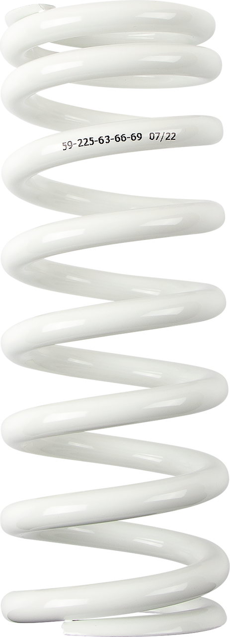 MOOSE OFFROAD Shock Spring - 59 mm OD - 63/66/69 n/mm - White 1312-1015