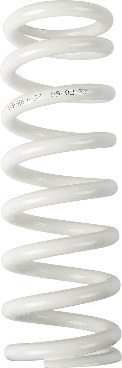 MOOSE OFFROAD Shock Spring - 63 mm OD - 57 n/mm - White 1312-0983