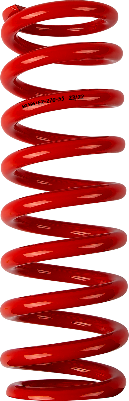MOOSE OFFROAD Shock Spring - 59/62 mm OD - 55 n/mm - Red 1312-0967