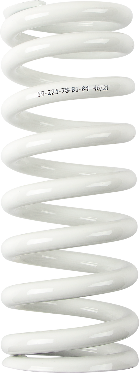 MOOSE OFFROAD Shock Spring - 59 mm OD - 78/81/84 n/mm - White 1312-1023