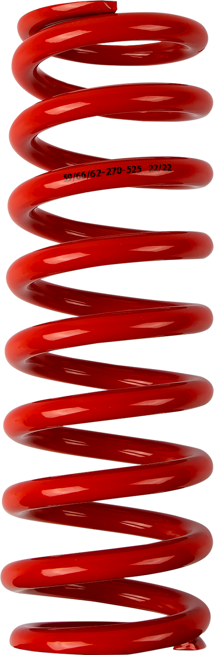 MOOSE OFFROAD Shock Spring - 59/62 mm OD - 52.5 n/mm - Red 1312-0966