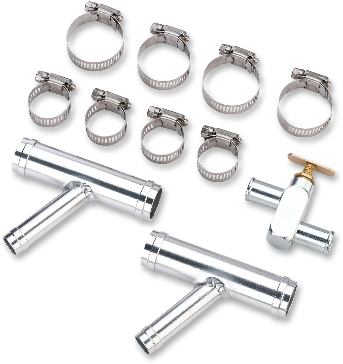 MOOSE OFFROAD Cab Heater Y Fitting with Shutoff Valve Kit Z17554