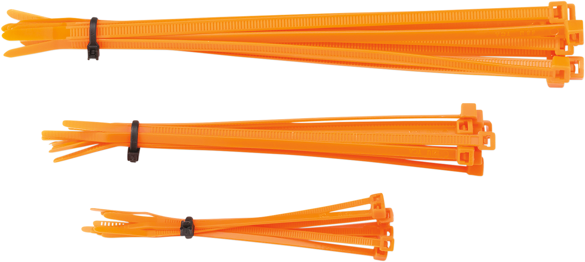 MOOSE OFFROAD Cable Ties - Orange - 30-Pack 303-4682