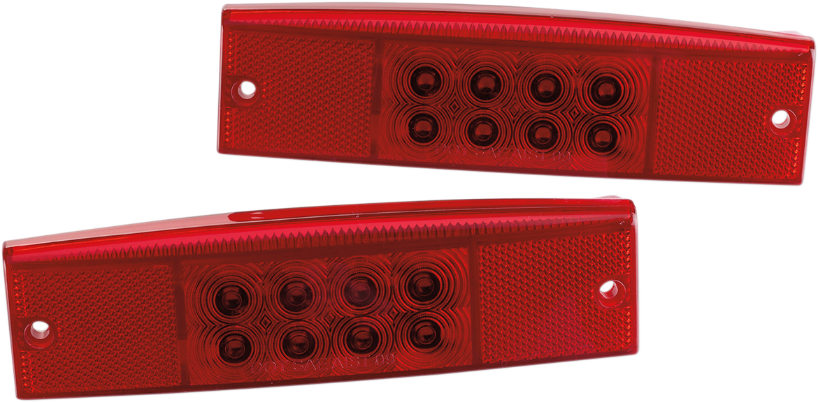 MOOSE OFFROAD Taillights - LED - Ranger Mid - Red 100-2350-PU