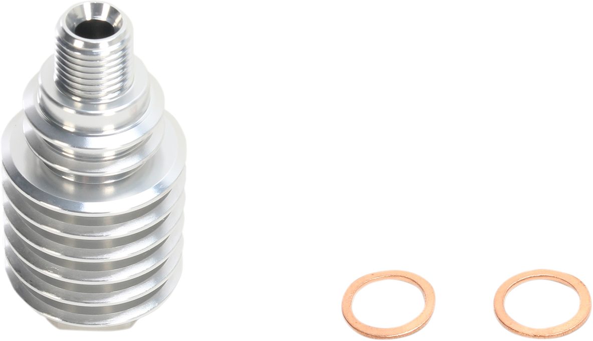 MOOSE OFFROAD Rear Brake Caliper Cooler - Silver M72-100