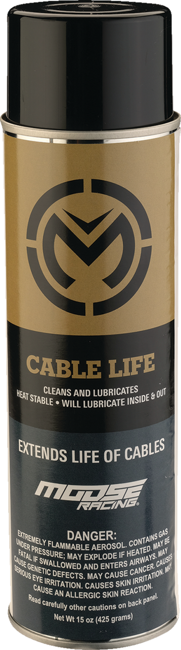 MOOSE OFFROAD Cable Lube - 15 oz. net wt. - Aerosol MALCB241215