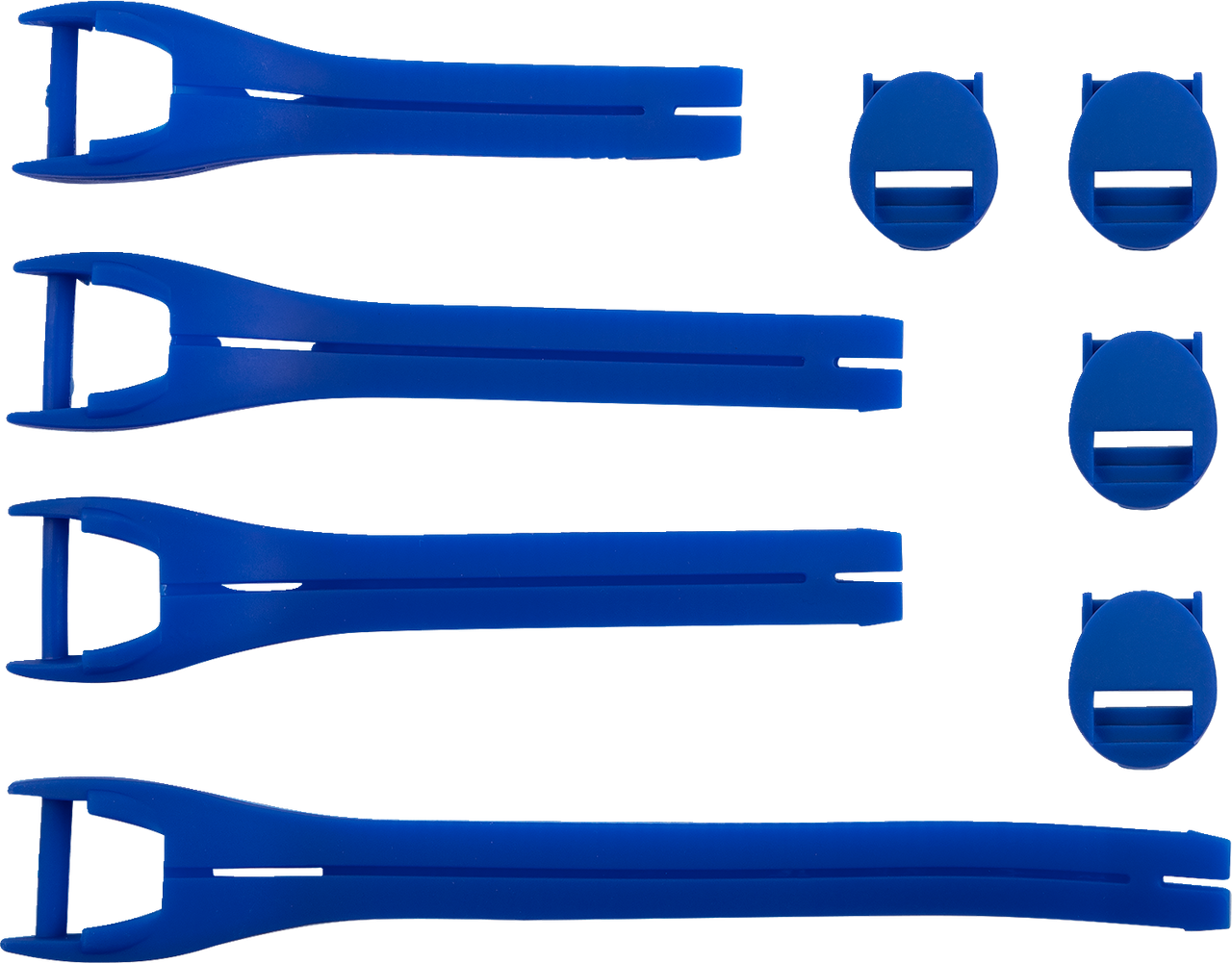 MOOSE OFFROAD Qualifier Boot Strap Kit - Blue - Size 10-15 3430-1020