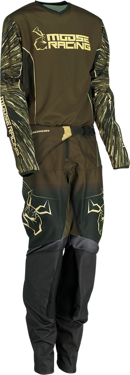 MOOSE OFFROAD Youth Agroid Pants - Olive/Tan - US 28 2903-2290