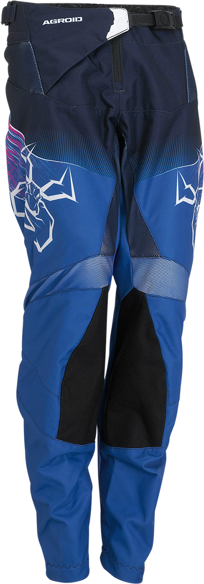 MOOSE OFFROAD Youth Agroid Pants - Pink/Blue - US 24 2903-2264