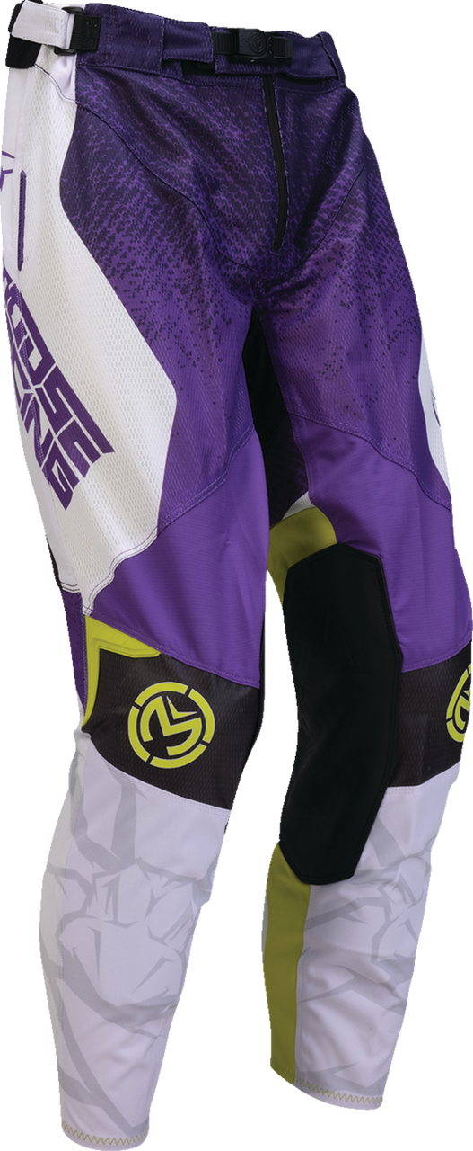 MOOSE OFFROAD Sahara Pants - Purple/Hi-Viz - US 32 2901-12085