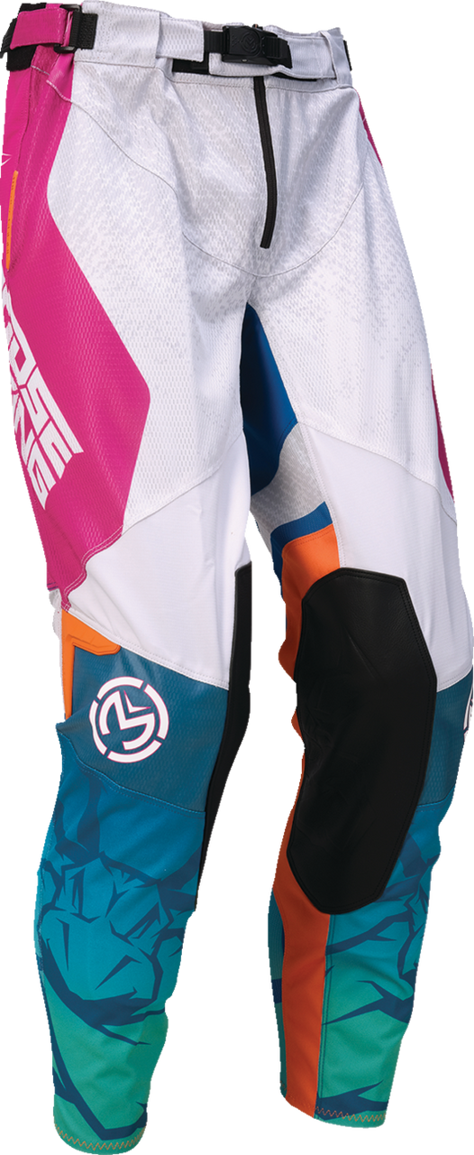 MOOSE OFFROAD Sahara Pants - Teal/Orange/Pink - US 36 2901-12076