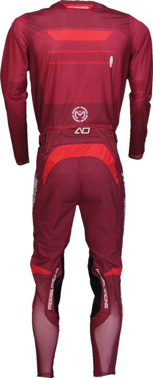 MOOSE OFFROAD Alpha One Jersey - Burgundy/White - Large 29108313