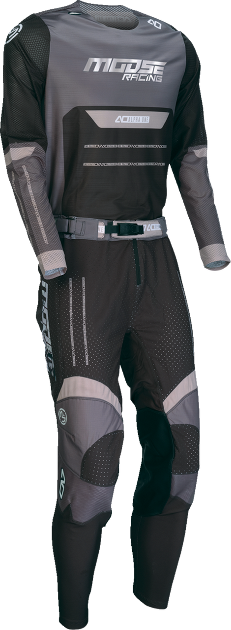 MOOSE OFFROAD Alpha One Jersey - Black/Gray - Medium 2910-8298