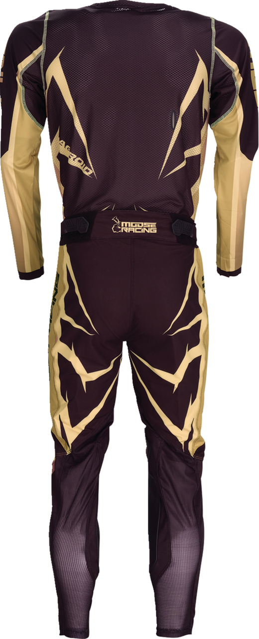 MOOSE OFFROAD Agroid Jersey - Brown/Black - Medium 2910-8146