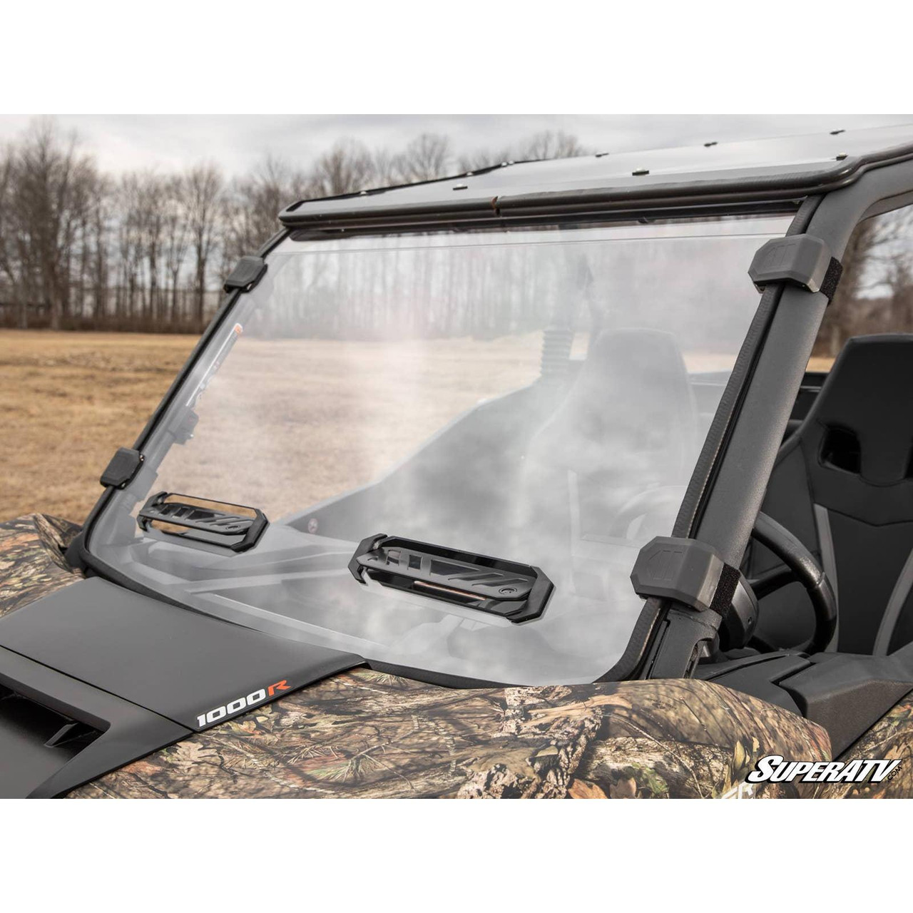 Can Am Maverick Sport Scratch Resistant Vented Full Windshield | SuperATV