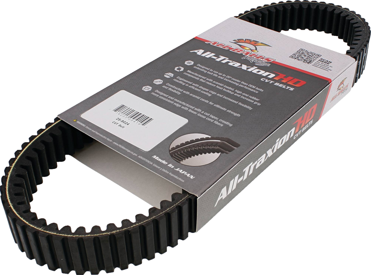 ALL BALLS Belt - All Traxion - CVT - Heavy-Duty - Wolverine X2/X4 850 25-9024
