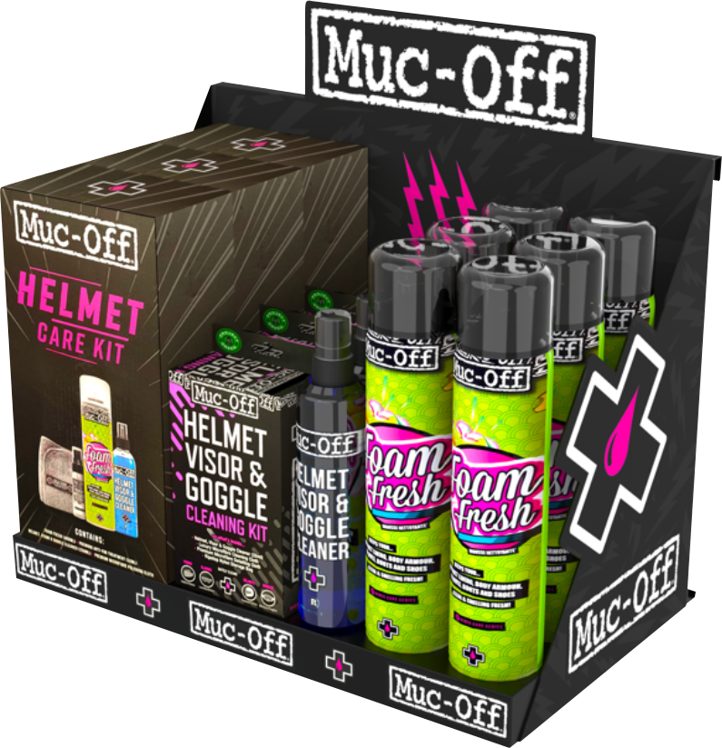MUC-OFF USA Slatwall Kit - Helmet Care 21423