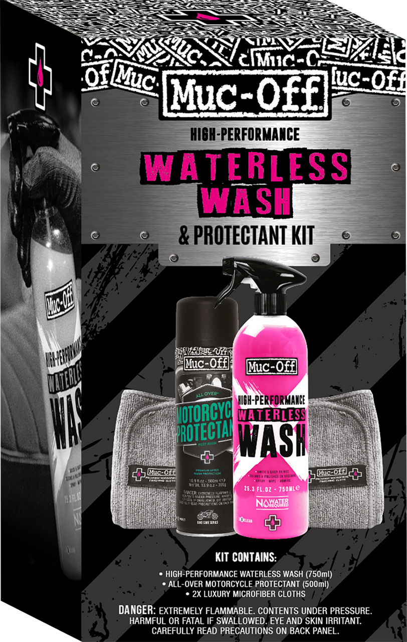 MUC-OFF USA Motorcycle Waterless Wash & Protectant Kit 20029US