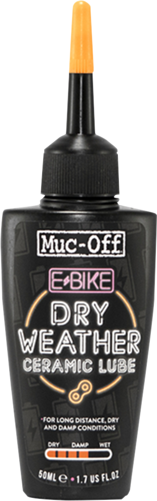 MUC-OFF USA E-Bike Chain Lube - Dry - 1.7 U.S. fl oz. 1104US