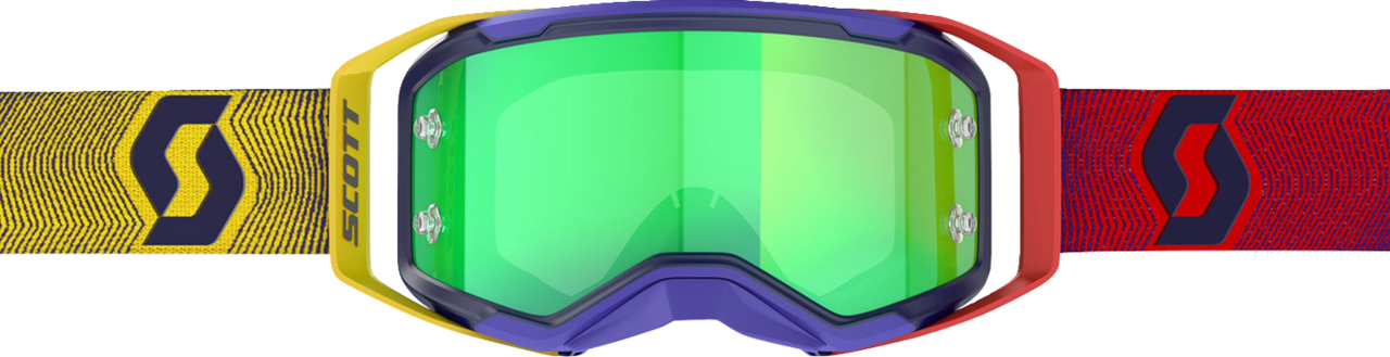 SCOTT Prospect 2.0 Goggle - Red/Yellow - Green Chrome Works Lens 421471-1648279