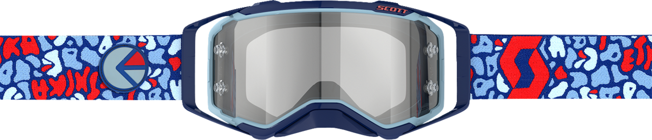 SCOTT Prospect Goggle - Ethika - Blue/Red - Silver Chrome Works Lens 422080-1105269
