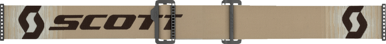 SCOTT Prospect Snow Cross Goggle - Beige/Brown - Dual Pane - Enhancer Silver Chrome Lens 272846-1074313