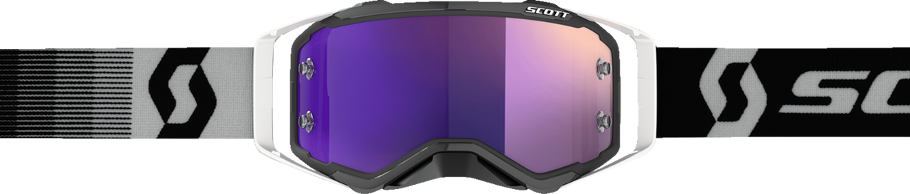 SCOTT Prospect Goggle - Premium Black/White - Purple Chrome Works Lens 272821-7702281