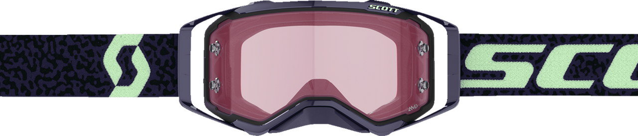 SCOTT Prospect Amplifier Goggle - Dark Purple/Mint - Rose Works Lens 285536-7696352
